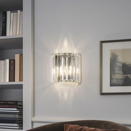 Brilagi - LED Κρυστάλλινο επιτοίχιο φωτιστικό GLAMOUR 1xG9/42W/230V