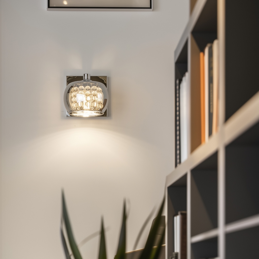 Brilagi - LED Κρυστάλλινο επιτοίχιο φωτιστικό JEWEL 1xG9/42W/230V