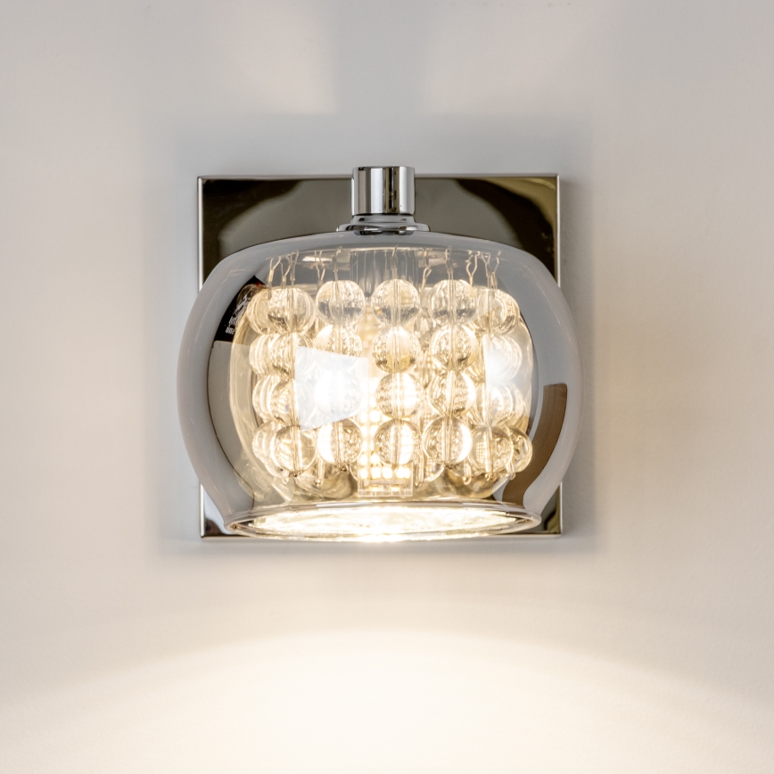 Brilagi - LED Κρυστάλλινο επιτοίχιο φωτιστικό JEWEL 1xG9/42W/230V