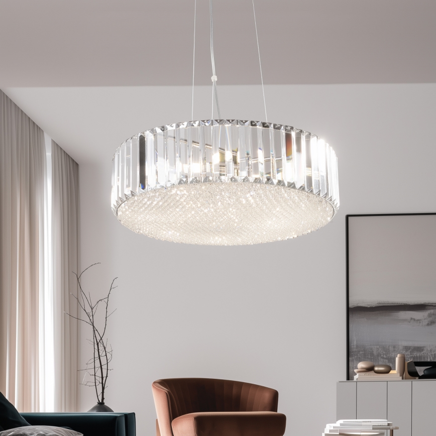 Brilagi - LED Κρυστάλλινο κρεμαστό φωτιστικό οροφής GLAMOUR 5xG9/42W/230V
