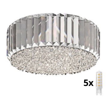 Brilagi - LED Κρυστάλλινο φωτιστικό οροφής GLAMOUR 5xG9/42W/230V