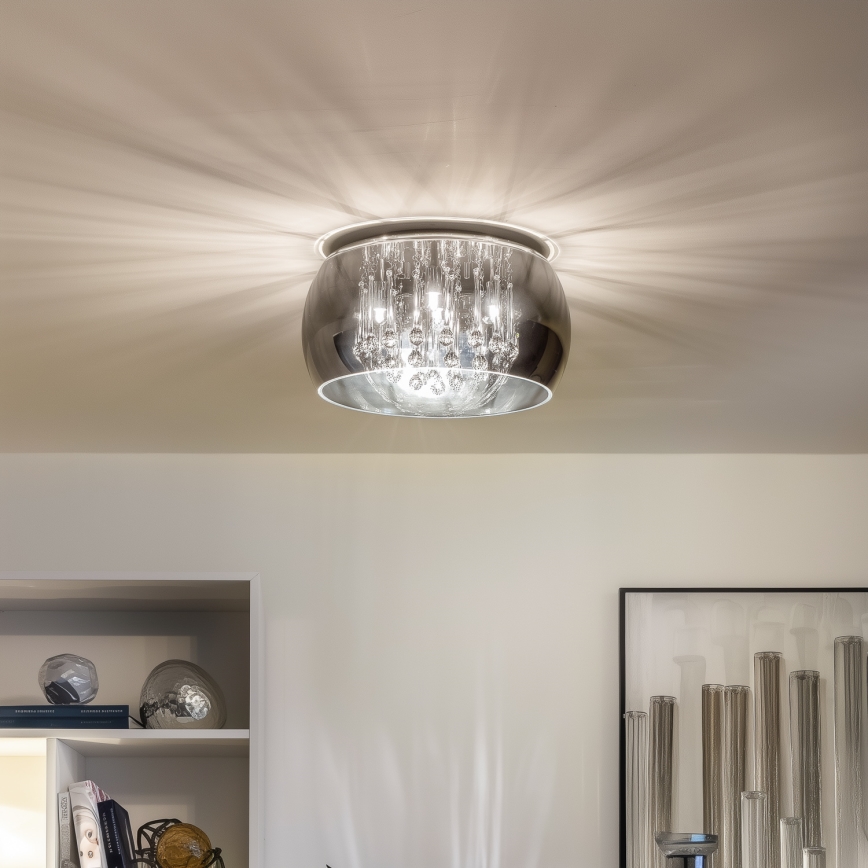 Brilagi - LED Κρυστάλλινο φωτιστικό οροφής JEWEL 5xG9/42W/230V