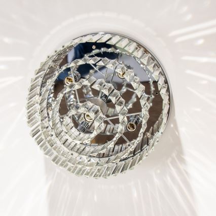 Brilagi - LED Κρυστάλλινο φωτιστικό οροφής MOZART 5xE14/40W/230V γυαλιστερό χρώμιο