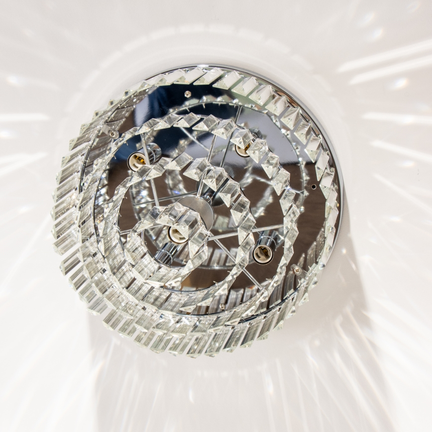 Brilagi - LED Κρυστάλλινο φωτιστικό οροφής MOZART 5xE14/40W/230V γυαλιστερό χρώμιο