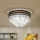 Brilagi - LED Κρυστάλλινο φωτιστικό οροφής VELURE 5xE14/40W/230V μαύρο
