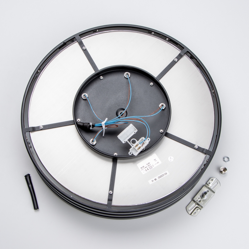 Brilagi - LED Κρυστάλλινο φωτιστικό οροφής VELURE 5xE14/40W/230V μαύρο
