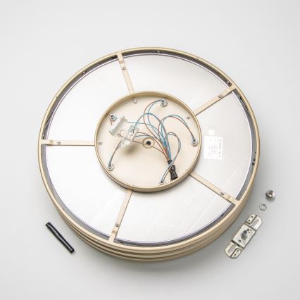Brilagi - LED Κρυστάλλινο φωτιστικό οροφής VELURE 5xE14/40W/230V χρυσαφί