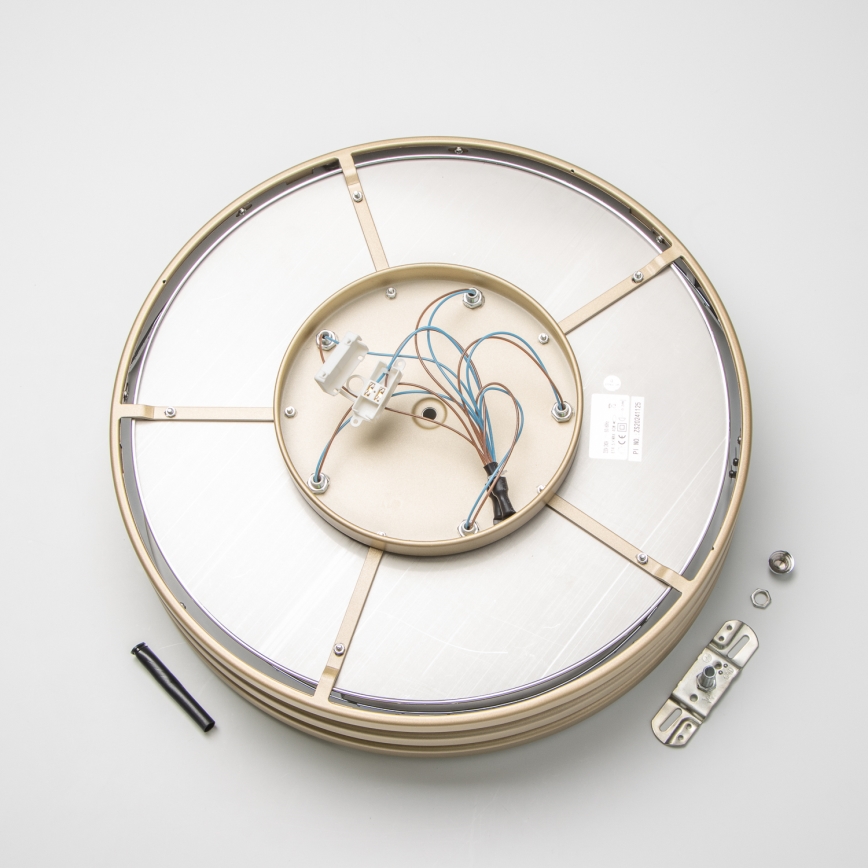 Brilagi - LED Κρυστάλλινο φωτιστικό οροφής VELURE 5xE14/40W/230V χρυσαφί