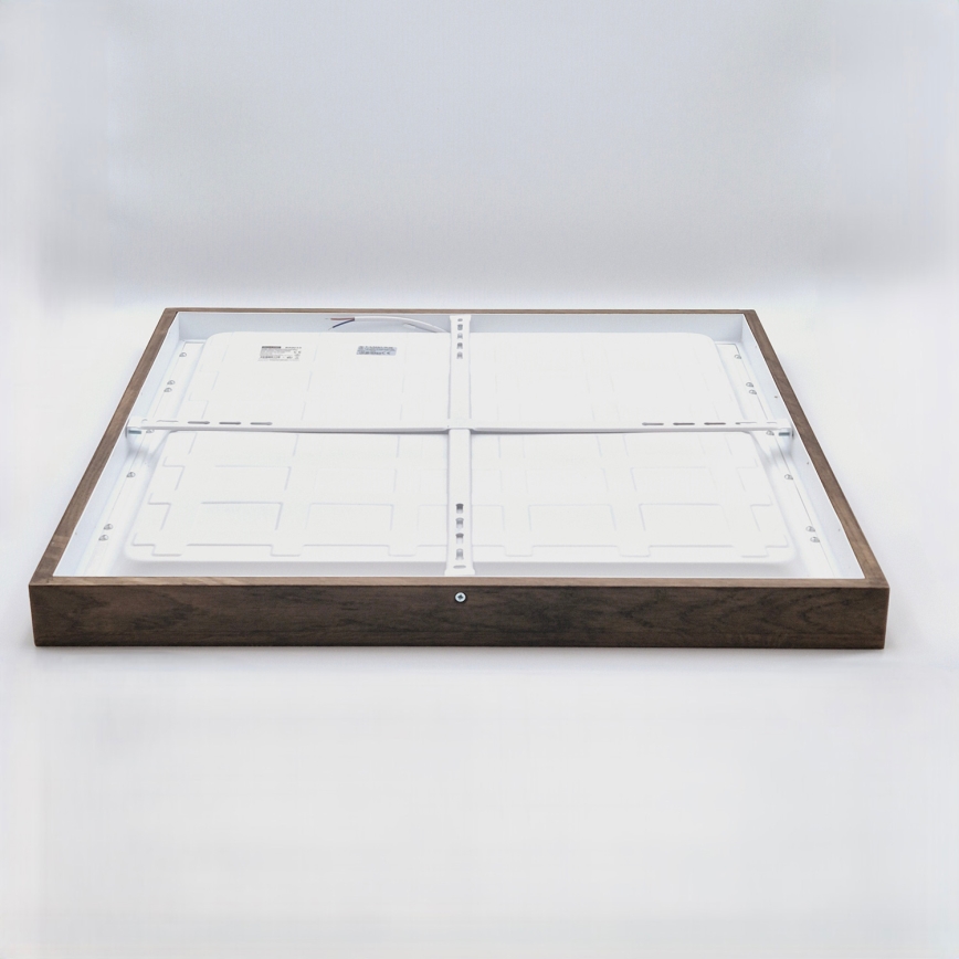 Brilagi - LED Οροφή λάμπα WOODY FRAME LED/50W/230V 60x60 εκ IP44 καρύδι