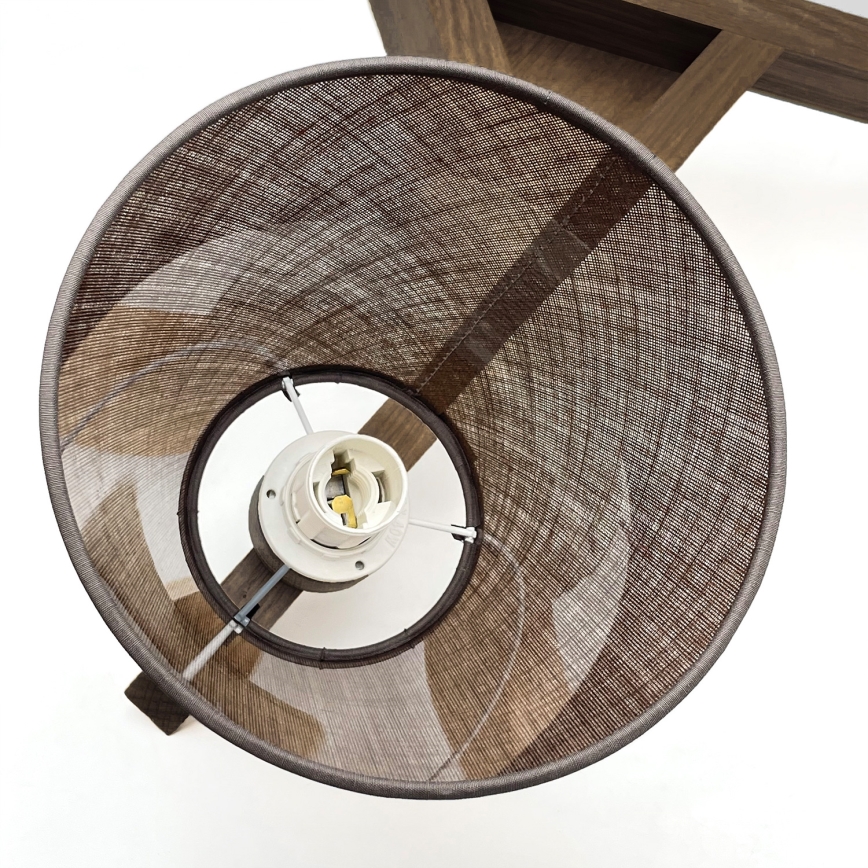 Brilagi - LED Οροφής φωτιστικό ANTHONY 3xE14/40W/230V δρυς καρυδιά