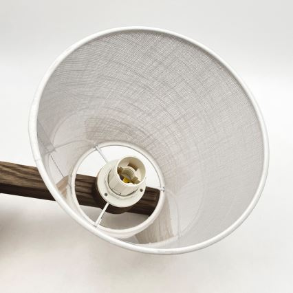 Brilagi - LED Οροφής φωτιστικό ANTHONY 3xE14/40W/230V δρυς καρυδιά