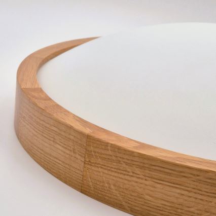 Brilagi - LED Οροφιαίο φωτιστικό CARVALHO SLIM 3xE27/60W/230V δρυς διάμ. 47 εκ.