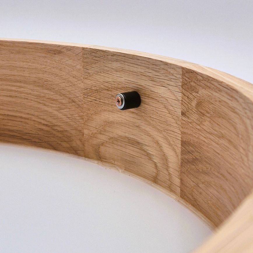 Brilagi - LED Οροφιαίο φωτιστικό CARVALHO SLIM 3xE27/60W/230V δρυς διάμ. 47 εκ.