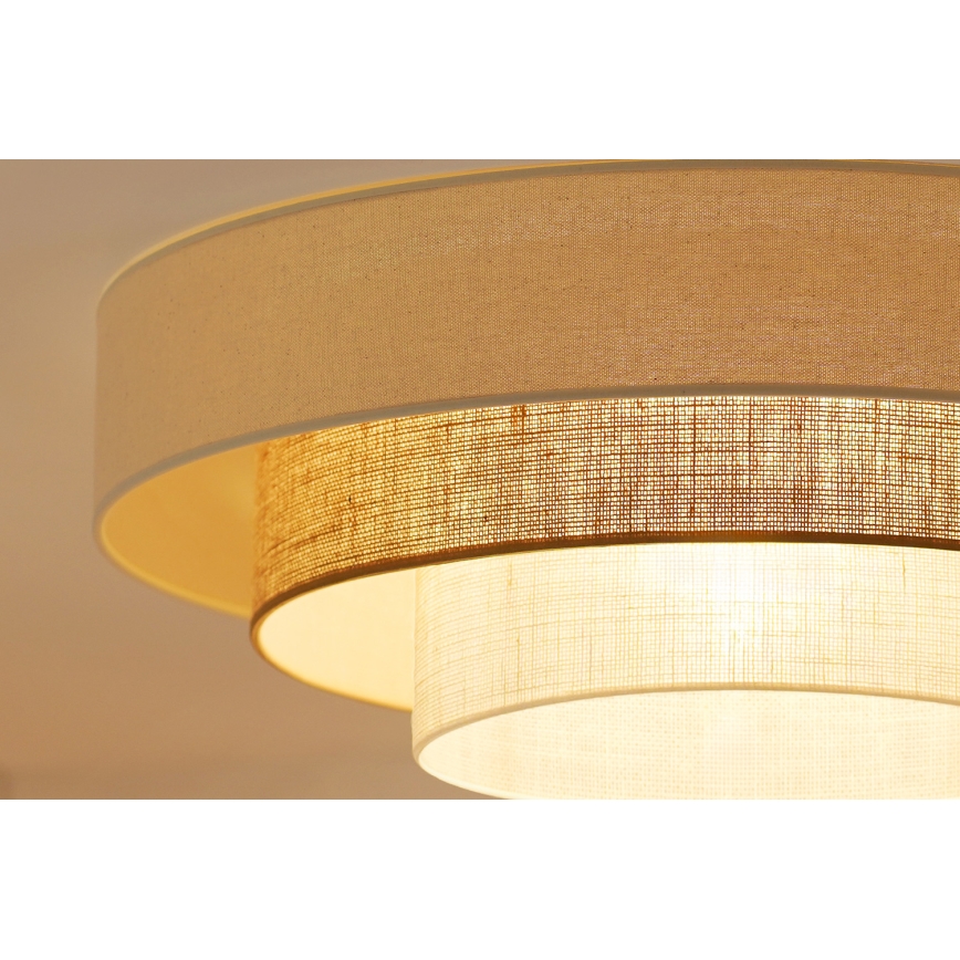 Brilagi - LED Οροφής Φωτιστικό DENVER LUNETA LED/12W/230V διάμ. 60 εκ. 3000K/4000K/6400K μπεζ/κρεμ