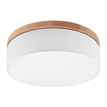 Brilagi - LED Οροφιαίο φωτιστικό BELLADONNA 3xE27/15W/230V διάμ. 50 εκ. λευκό/δρυς