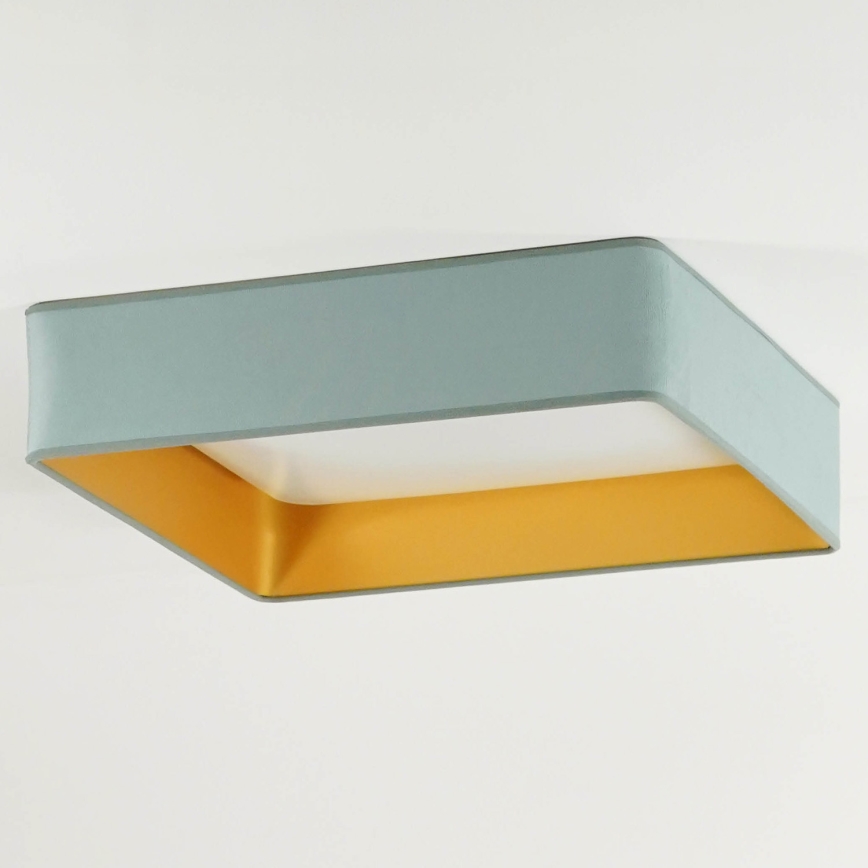 Brilagi - LED Οροφιαίο φωτιστικό VELVET SQUARE LED/24W/230V σε μέντα