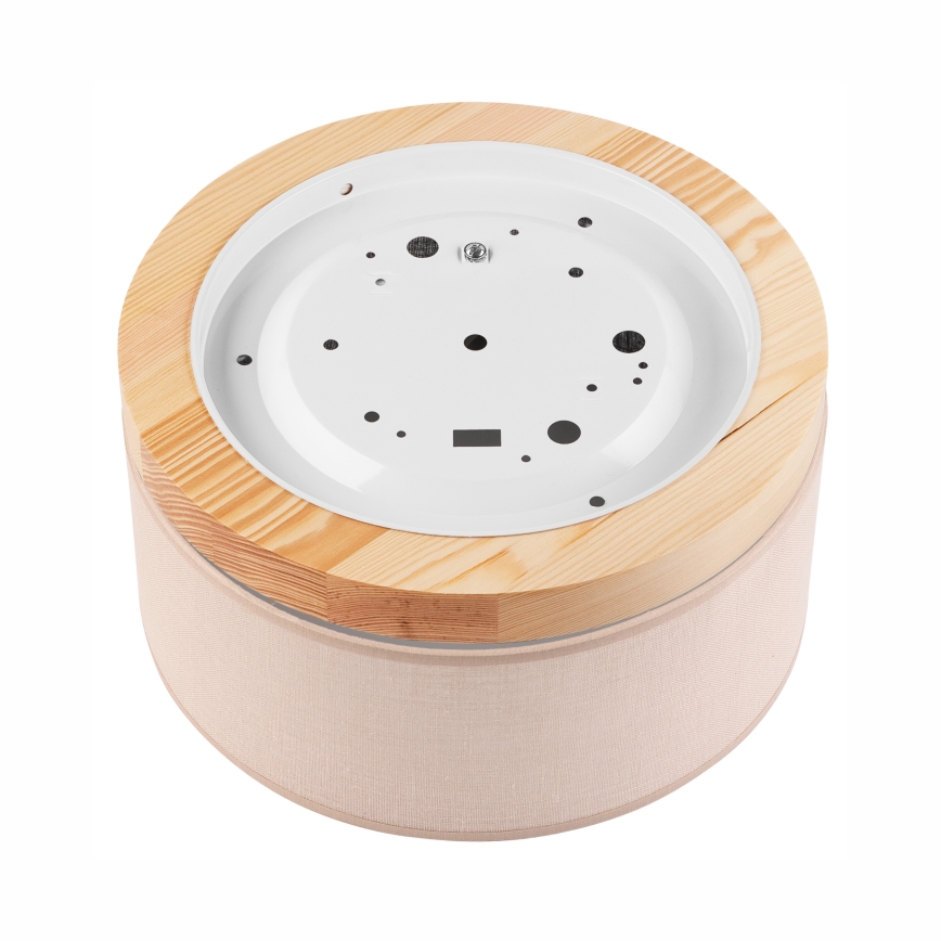 Brilagi - LED Οροφής φωτιστικό BELLADONNA 1xE27/15W/230V διάμ. 30 εκ. μπεζ/πεύκο
