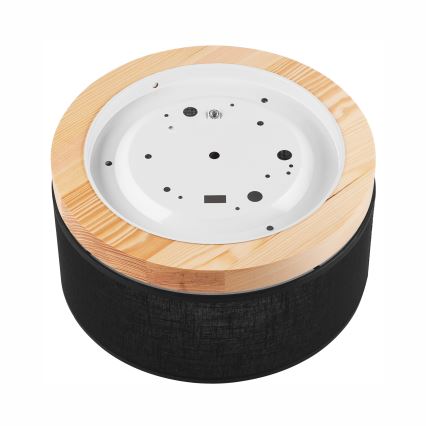 Brilagi - LED Οροφής φωτιστικό BELLADONNA 1xE27/15W/230V διάμ. 30 εκ. μαύρο/πεύκο