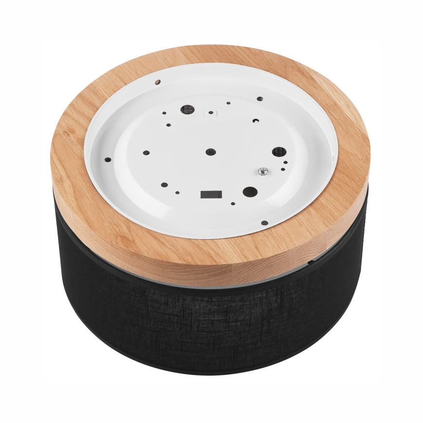 Brilagi - LED Οροφιαίο φωτιστικό BELLADONNA 1xE27/15W/230V διάμ. 30 εκ. μαύρο/δρυς