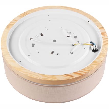 Brilagi - LED Οροφής φωτιστικό BELLADONNA 3xE27/15W/230V διάμ. 50 εκ. μπεζ/πεύκο