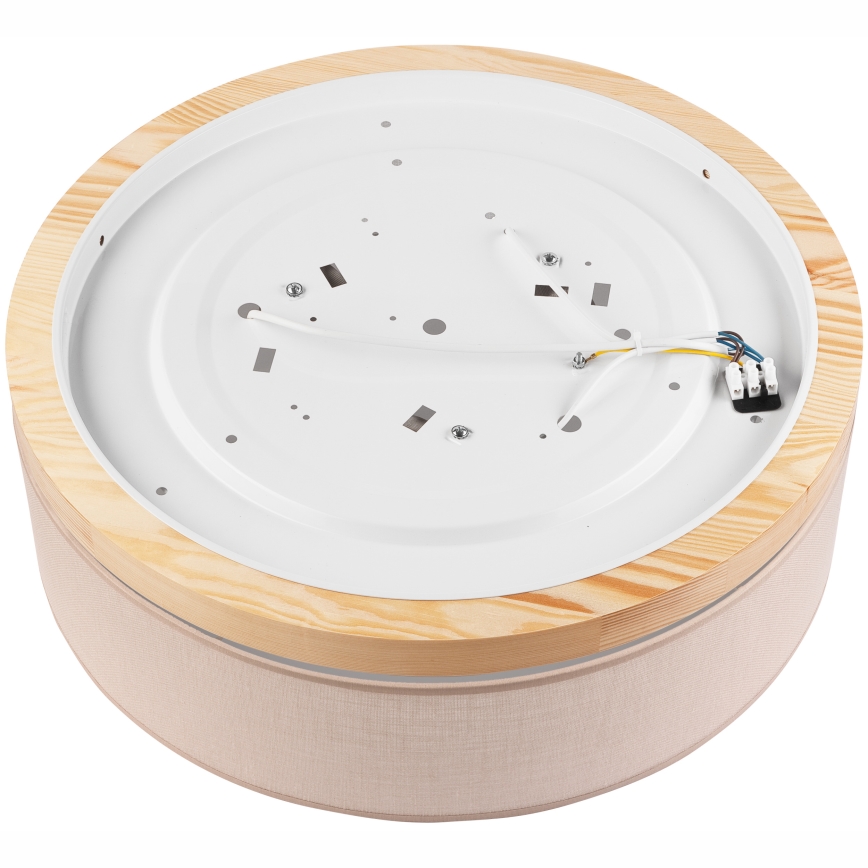 Brilagi - LED Οροφής φωτιστικό BELLADONNA 3xE27/15W/230V διάμ. 50 εκ. μπεζ/πεύκο