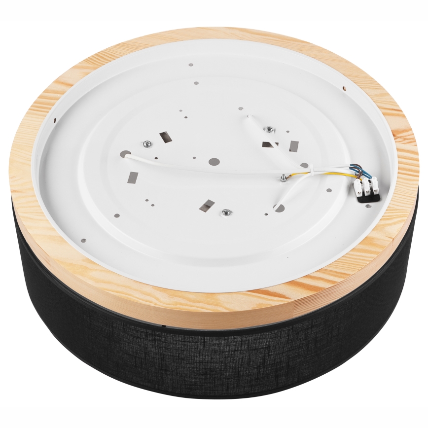 Brilagi - LED Οροφιαίο φωτιστικό BELLADONNA 3xE27/15W/230V διάμ. 50 εκ. μαύρο/πεύκο