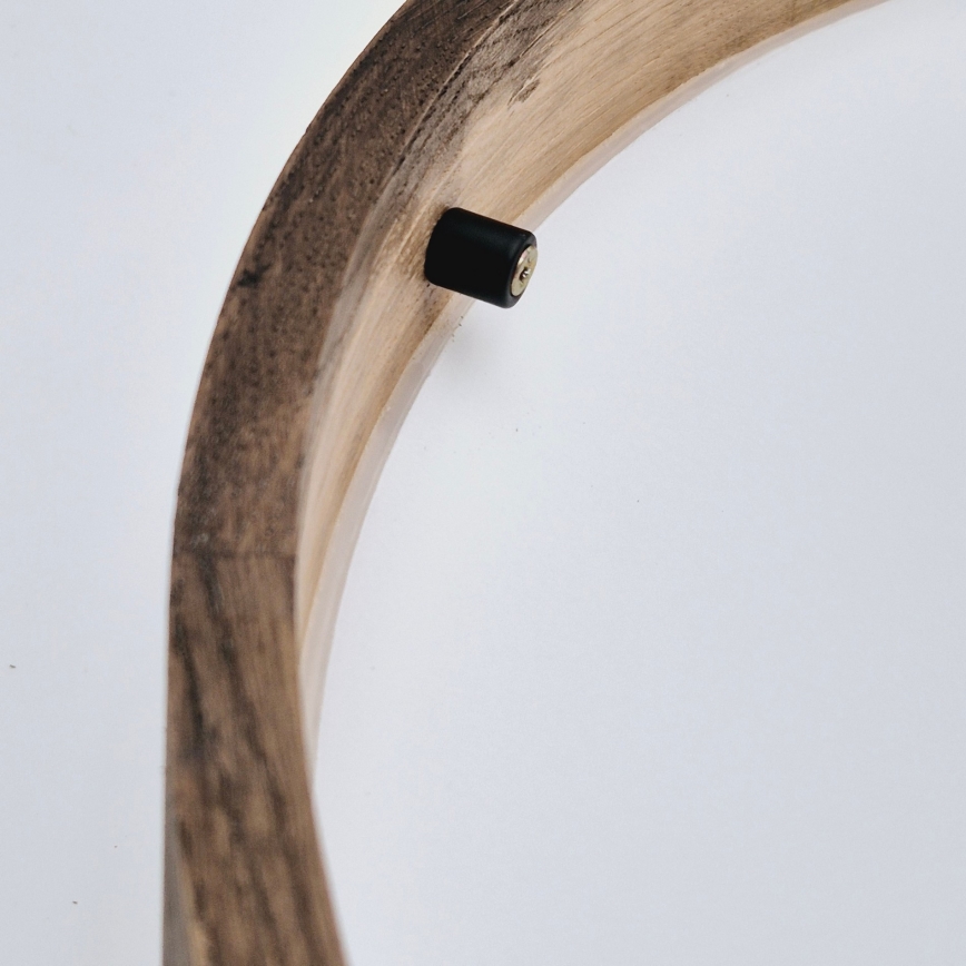 Brilagi - LED Οροφής Φωτιστικό CARVALHO SLIM 3xE27/60W/230V δρυς καρυδιά διάμ. 47 εκ.