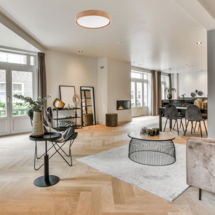 Brilagi - LED Οροφής Φωτιστικό MANAROLA SIMPLE LED/24W/230V 3000K δρυς διάμ. 41 εκ.