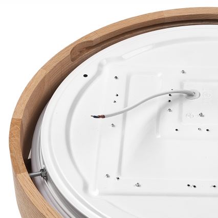 Brilagi - LED Οροφής Φωτιστικό MANAROLA SIMPLE LED/24W/230V 3000K δρυς διάμ. 41 εκ.