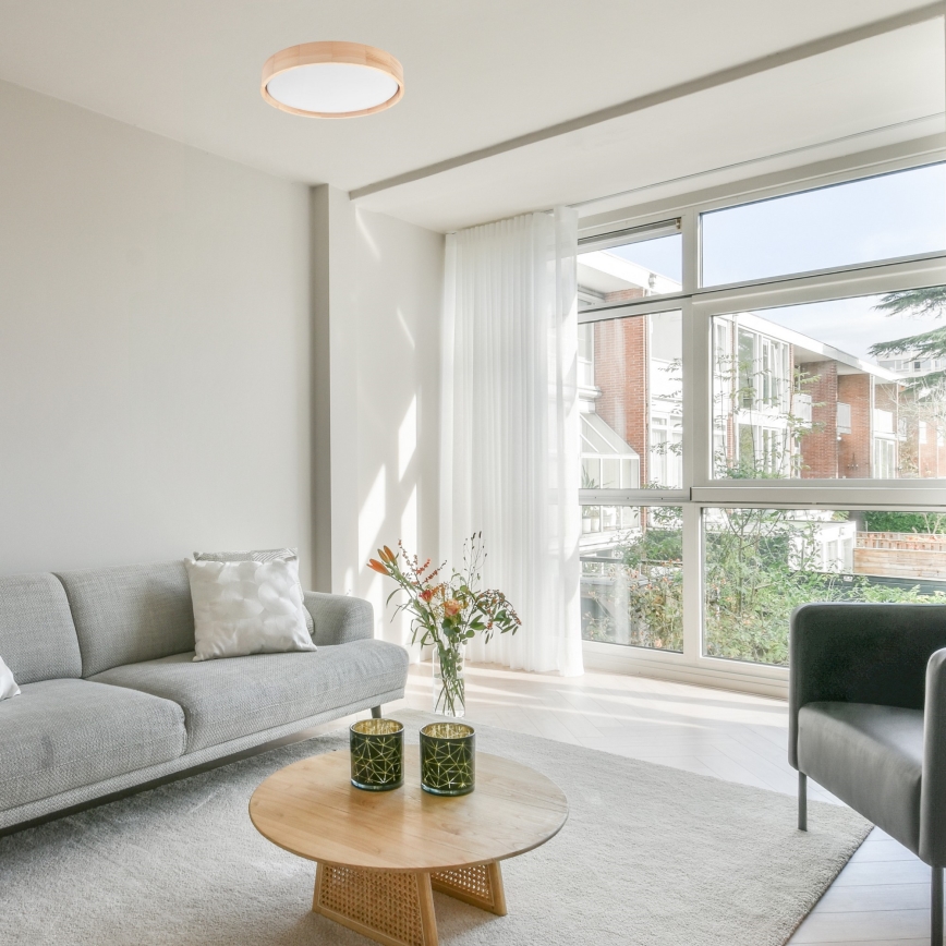 Brilagi - Οροφής φωτιστικό LED MANAROLA SIMPLE LED/24W/230V 3000K πεύκο διάμ. 41 εκ.