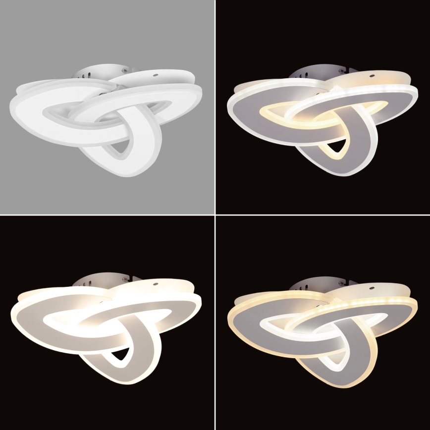 Brilagi - LED Ρυθμιζόμενο Φωτιστικό Οροφής MODERN MINI LED/49W/230V 3000/4000/6000K 30x30 εκ. + τηλεχειριστήριο