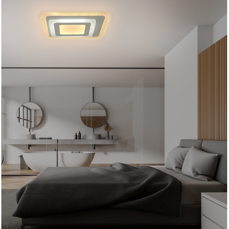 Brilagi - LED Ρυθμιζόμενο Φωτιστικό Οροφής MODERN MINI LED/65W/230V 3000/4000/6000K 37x37 εκ. + τηλεχειριστήριο