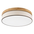 Brilagi - LED Οροφανα λυχνία BELLADONNA LED/36W/230V 50 cm κρέμα/δρυς