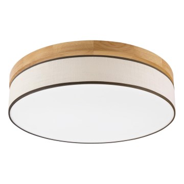 Brilagi - LED Οροφανα λυχνία BELLADONNA LED/36W/230V 50 cm κρέμα/δρυς