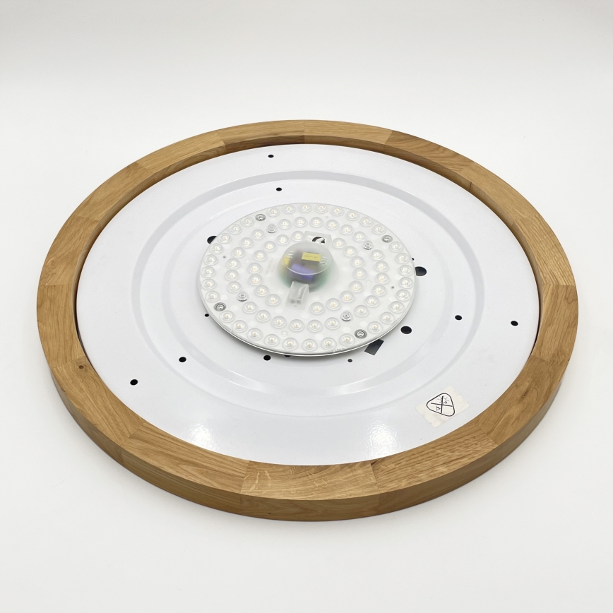 Brilagi - LED Οροφανα λυχνία BELLADONNA LED/36W/230V 50 cm κρέμα/δρυς