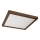 Brilagi - LED Οροφή λάμπα WOODY FRAME LED/50W/230V 60x60 εκ IP44 καρύδι