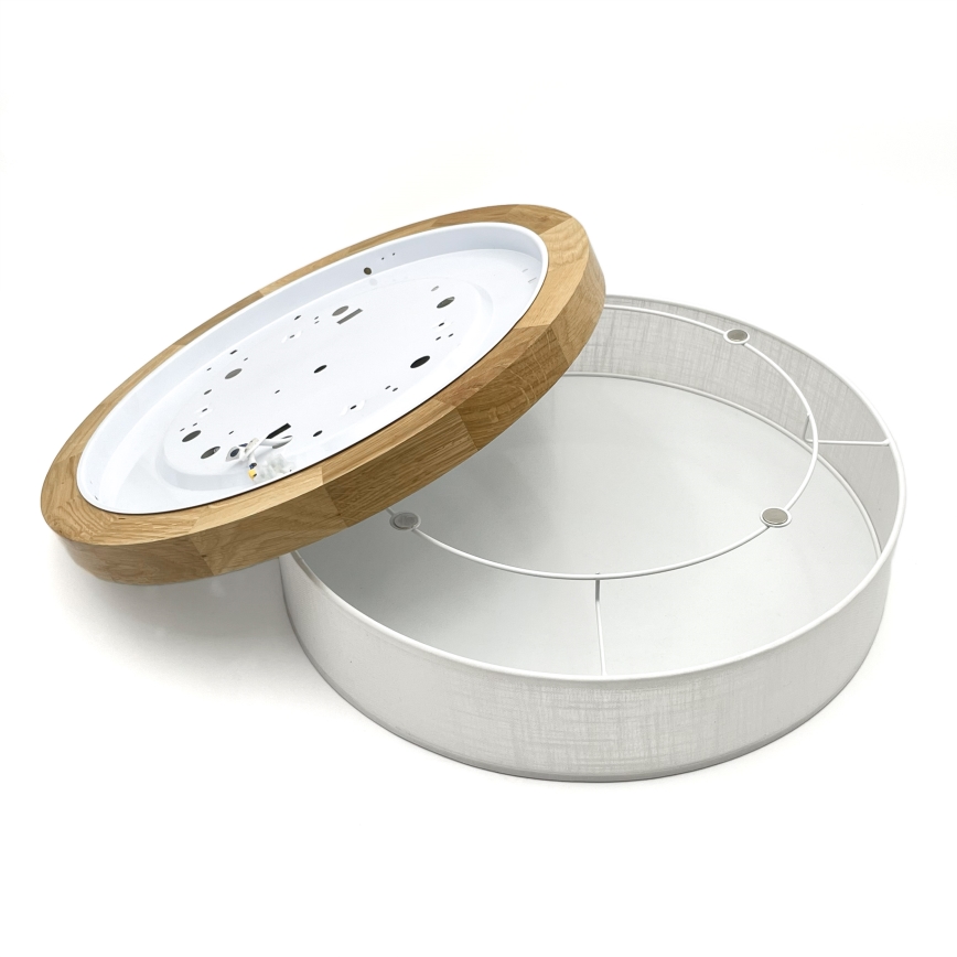 Brilagi - LED Οροφή φωτιστικό BELLADONNA LED/36W/230V Ø 40 εκ λευκό/βελανίδι