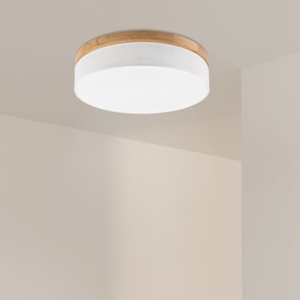 Brilagi - LED Οροφή Φωτιστικό BELLADONNA LED/36W/230V Ø 50 cm λευκό/δρυς