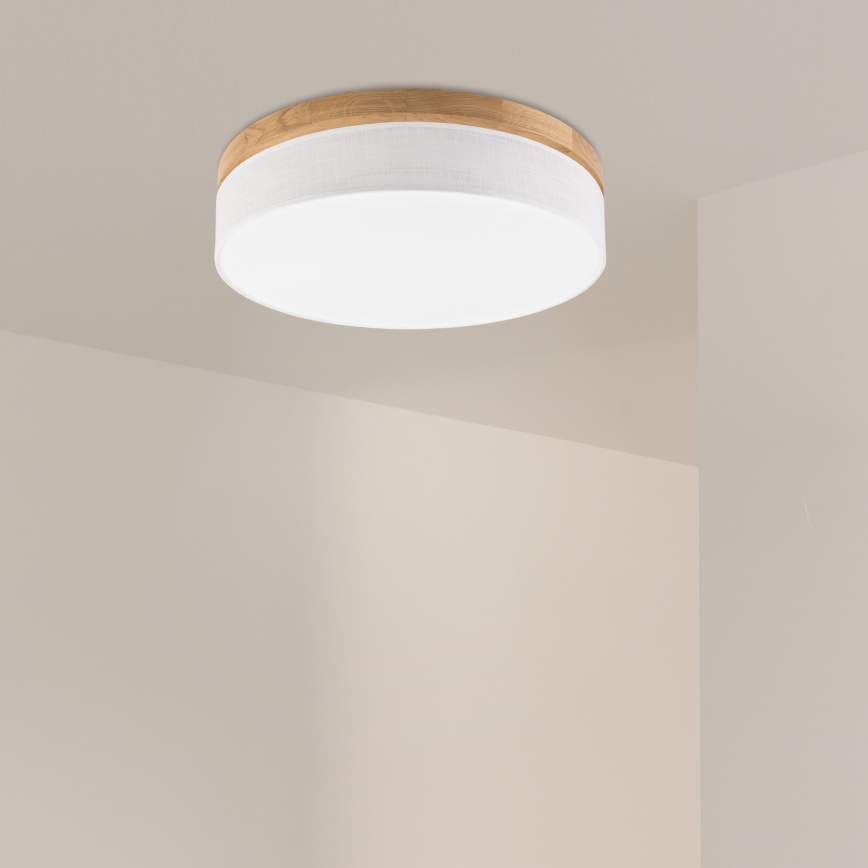 Brilagi - LED Οροφή Φωτιστικό BELLADONNA LED/36W/230V Ø 50 cm λευκό/δρυς