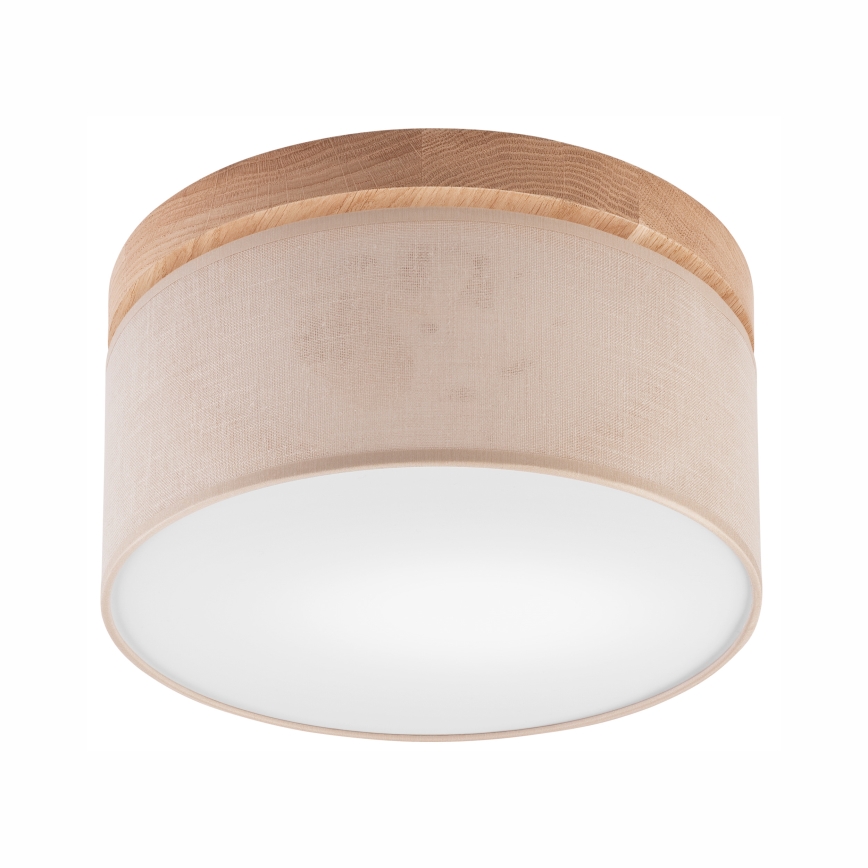 Brilagi - LED Οροφιαίο φωτιστικό BELLADONNA 1xE27/15W/230V διάμ. 30 εκ. μπεζ/δρυς