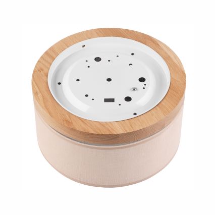 Brilagi - LED Οροφιαίο φωτιστικό BELLADONNA 1xE27/15W/230V διάμ. 30 εκ. μπεζ/δρυς