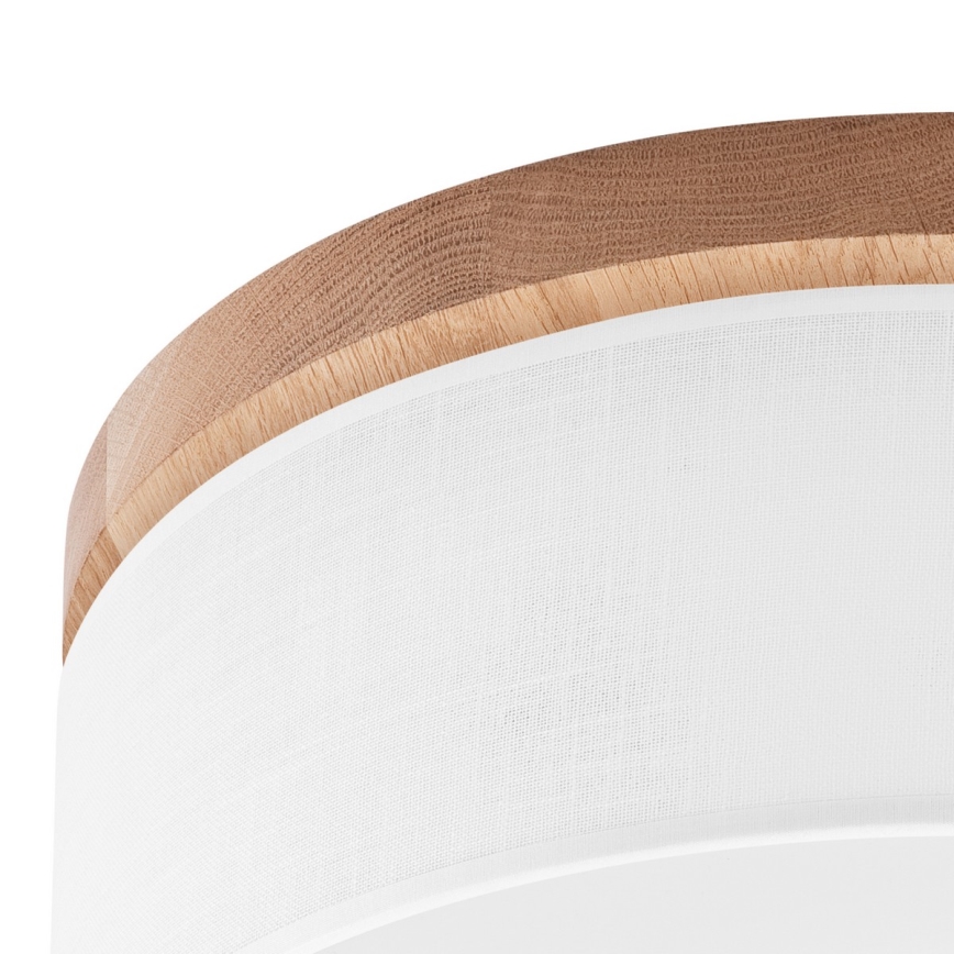 Brilagi - LED Οροφής φωτιστικό BELLADONNA 2xE27/15W/230V διάμ. 40 εκ. λευκό/δρυς