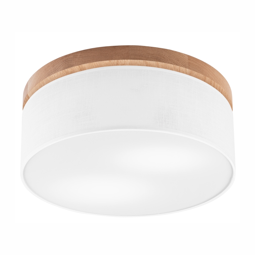 Brilagi - LED Οροφής φωτιστικό BELLADONNA 2xE27/15W/230V διάμ. 40 εκ. λευκό/δρυς