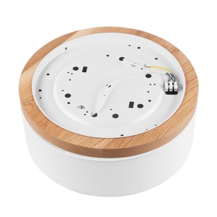 Brilagi - LED Οροφής φωτιστικό BELLADONNA 2xE27/15W/230V διάμ. 40 εκ. λευκό/δρυς