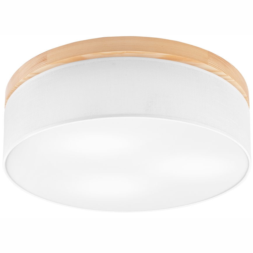 Brilagi - LED Οροφής φωτιστικό BELLADONNA 3xE27/15W/230V διάμ. 50 εκ. λευκό/πεύκο
