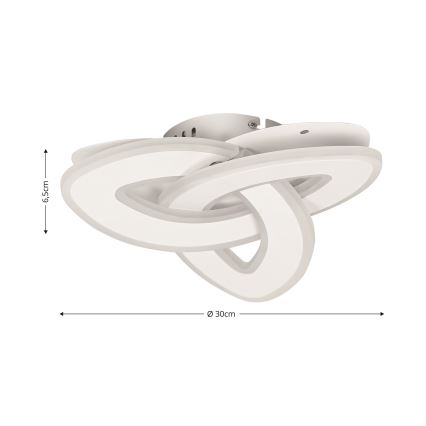 Brilagi - LED Ρυθμιζόμενο Φωτιστικό Οροφής MODERN MINI LED/49W/230V 3000/4000/6000K 30x30 εκ. + τηλεχειριστήριο