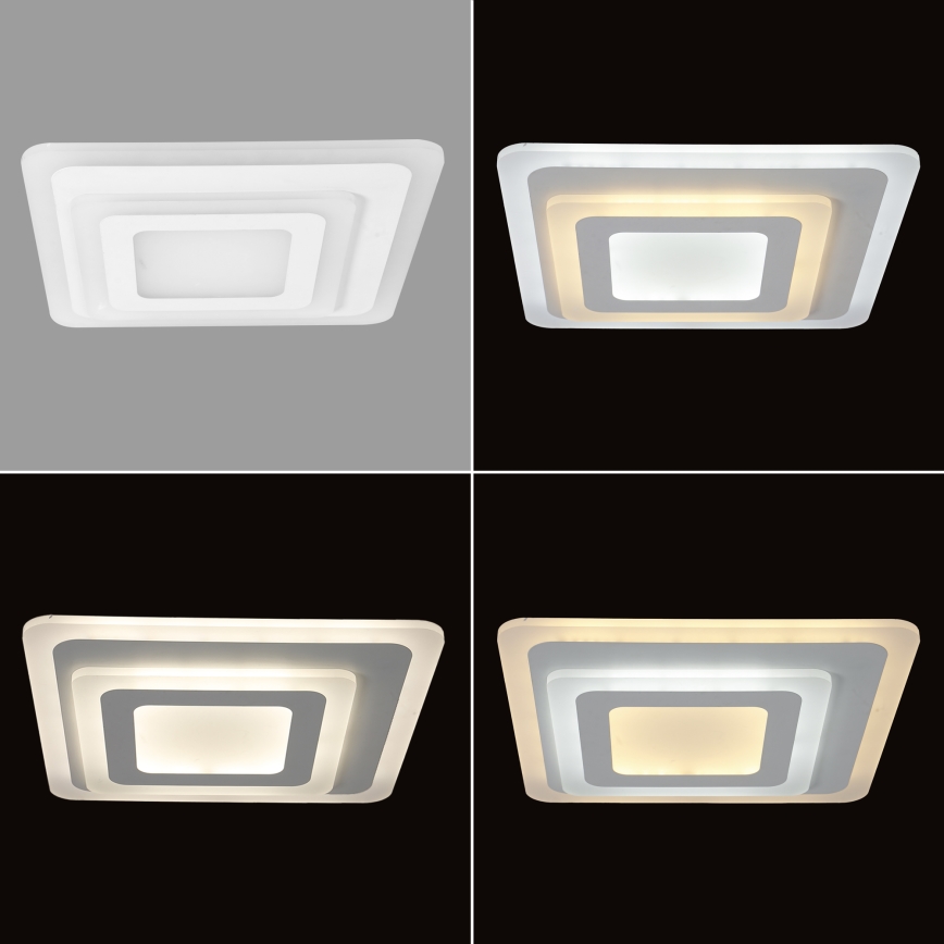 Brilagi - LED Ρυθμιζόμενο Φωτιστικό Οροφής MODERN MINI LED/65W/230V 3000/4000/6000K 37x37 εκ. + τηλεχειριστήριο