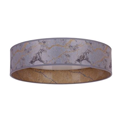 Brilagi - LED Οροφιαίο Φωτιστικό VELVET LED/24W/230V διάμ. 40 εκ. 3000/4000/6400K γκρι/χρυσό