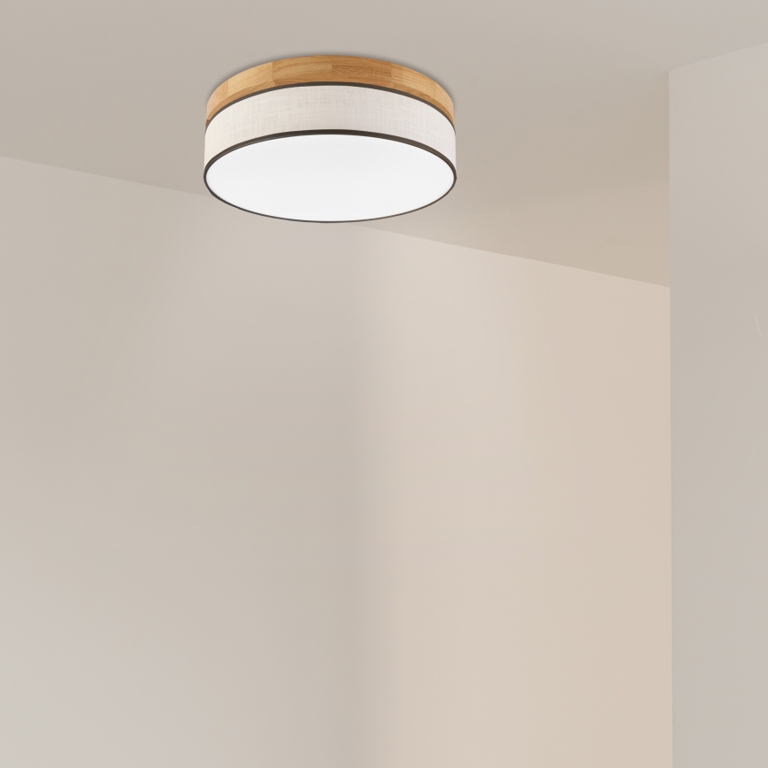 Brilagi - LED Οροφής φωτιστικό BELLADONNA LED/36W/230V Ø 40 cm κρέμα/δρυς