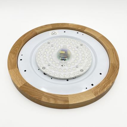 Brilagi - LED Οροφής φωτιστικό BELLADONNA LED/36W/230V Ø 40 cm κρέμα/δρυς